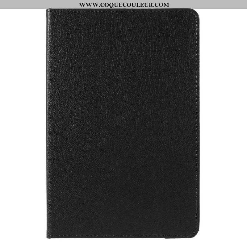 Housse Samsung Galaxy Tab A8 (2021) Rotative à Simili Cuir Litchi