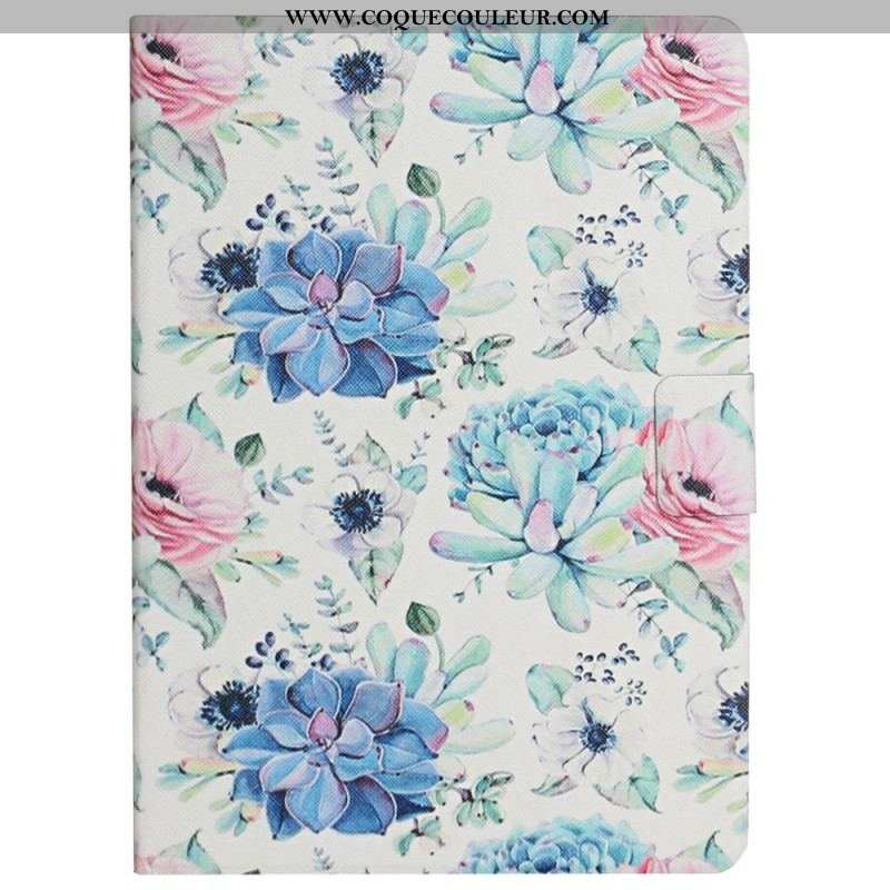 Housse Samsung Galaxy Tab A8 (2021) Fleurs Fleurs Fleurs