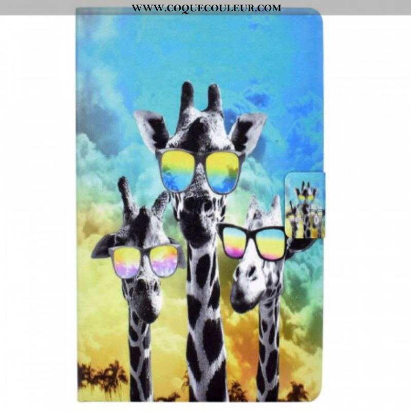 Housse Samsung Galaxy Tab A8 (2021) Funky Girafes