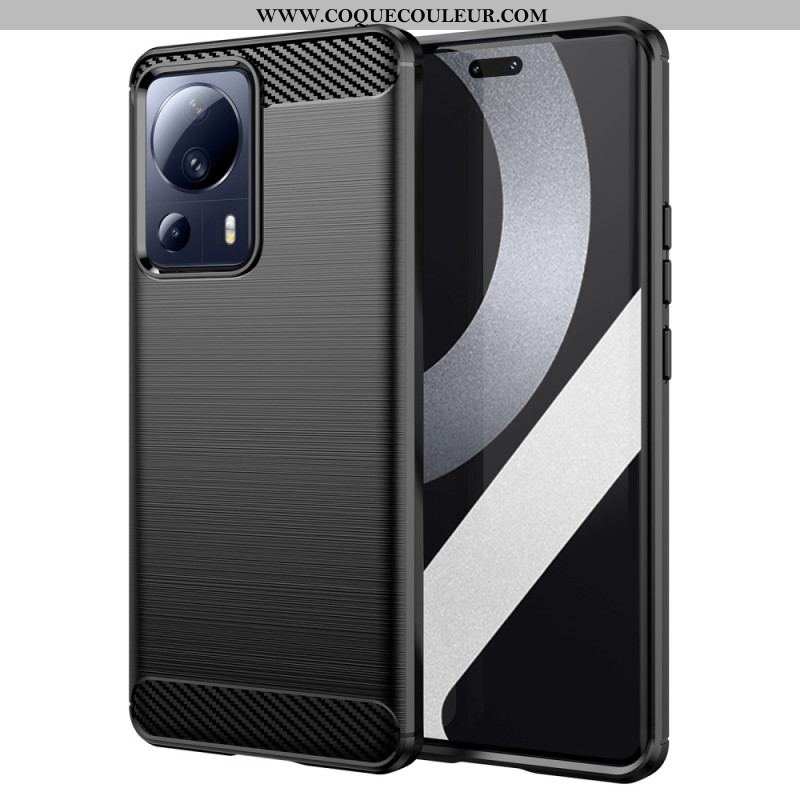 Coque Xiaomi 13 Lite Fibre Carbone Brossée