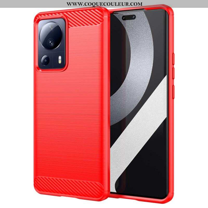 Coque Xiaomi 13 Lite Fibre Carbone Brossée