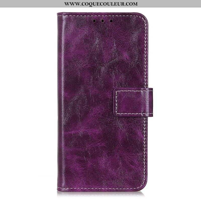 Housse Xiaomi 13 Lite Vernie avec Coutures Apparentes