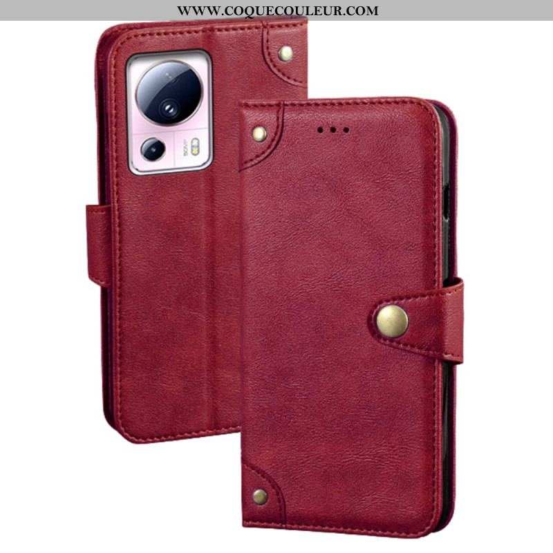 Housse Xiaomi 13 Lite Vintage Idewei