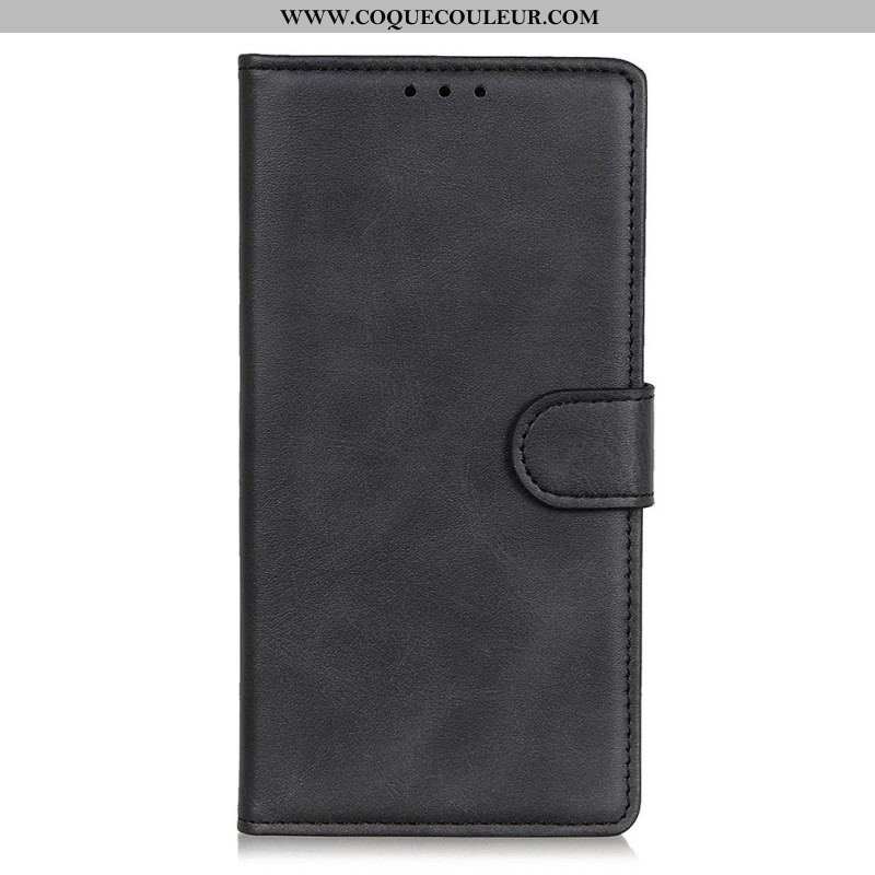 Housse Xiaomi Redmi Note 11 Pro / Note 11 Pro 5G Effet Cuir Mat Rétro