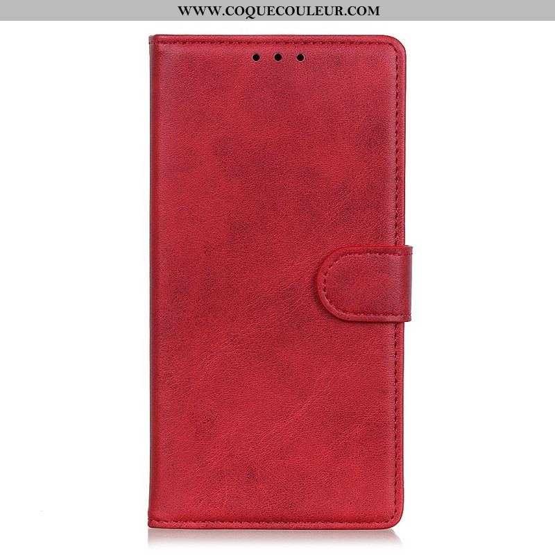 Housse Xiaomi Redmi Note 11 Pro / Note 11 Pro 5G Effet Cuir Mat Rétro