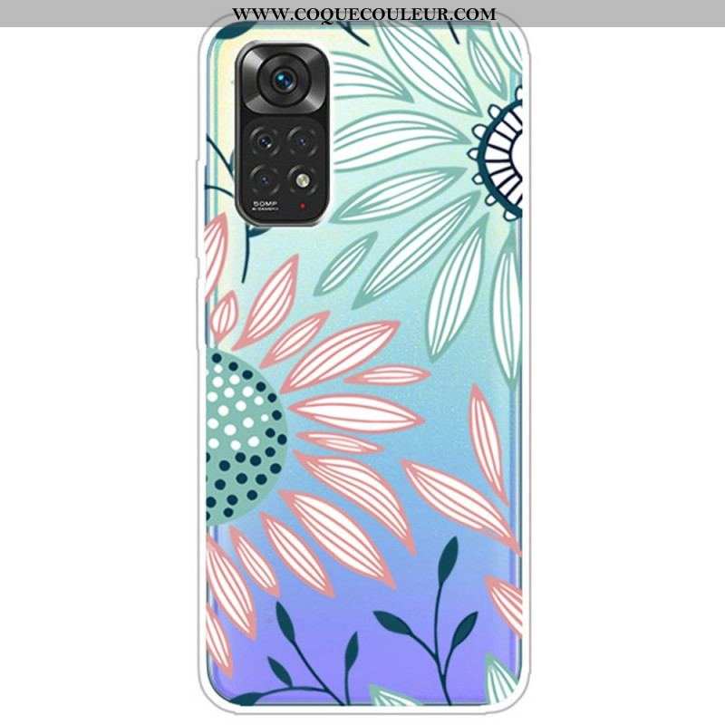 Coque Xiaomi Redmi Note 11 Pro / Note 11 Pro 5G Transparente Fleur