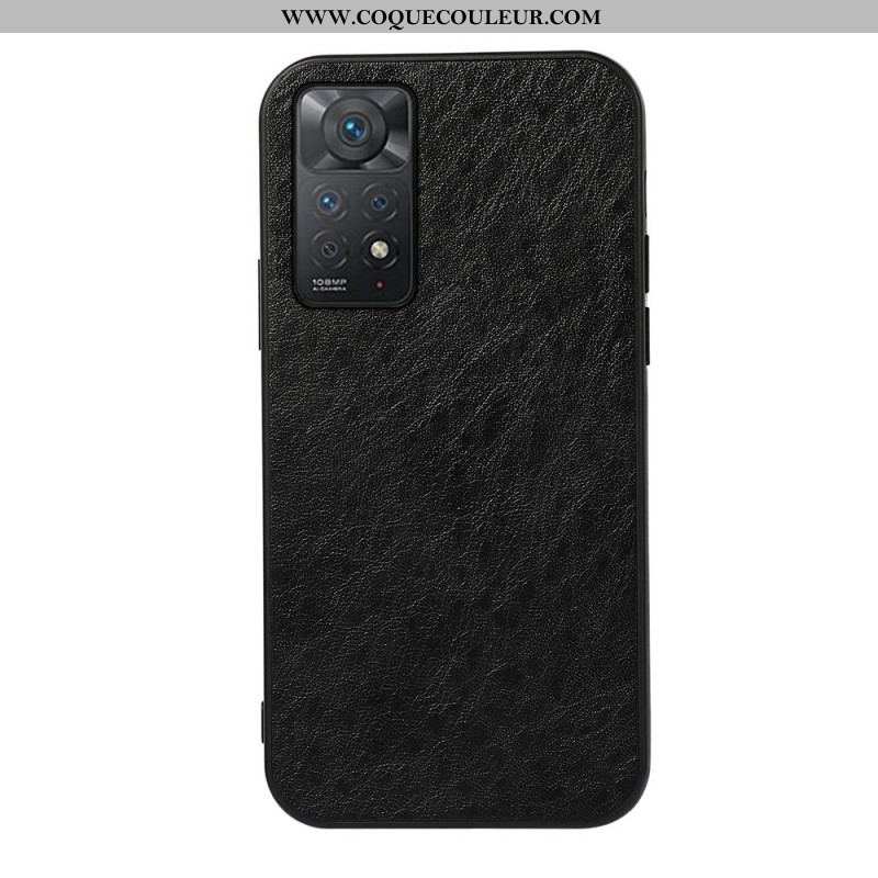 Coque Xiaomi Redmi Note 11 Pro / Note 11 Pro 5G Simili Cuir Texturé