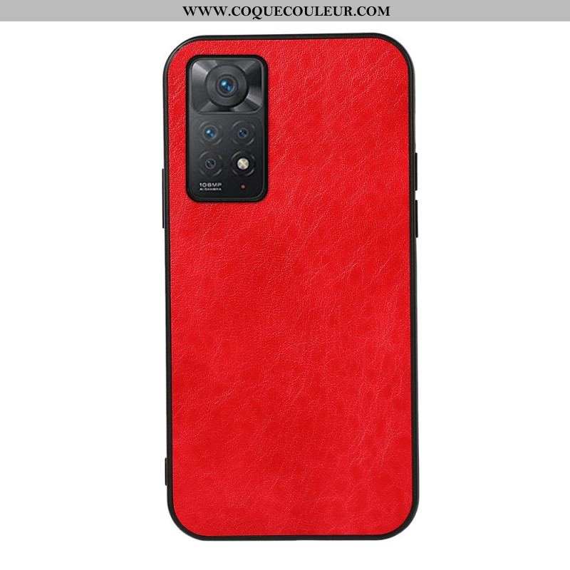 Coque Xiaomi Redmi Note 11 Pro / Note 11 Pro 5G Simili Cuir Texturé