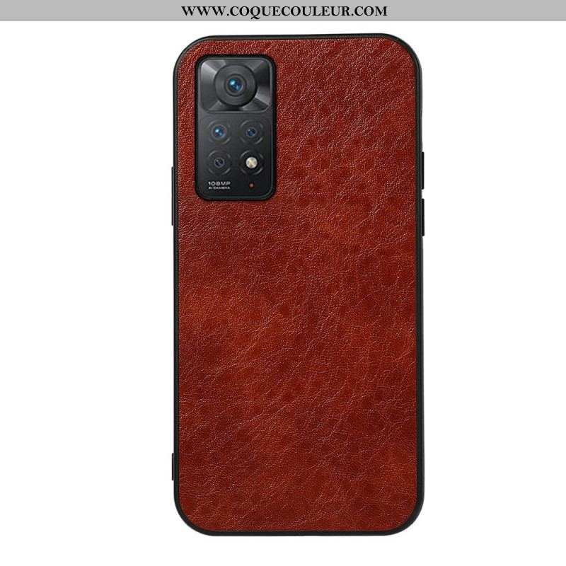 Coque Xiaomi Redmi Note 11 Pro / Note 11 Pro 5G Simili Cuir Texturé