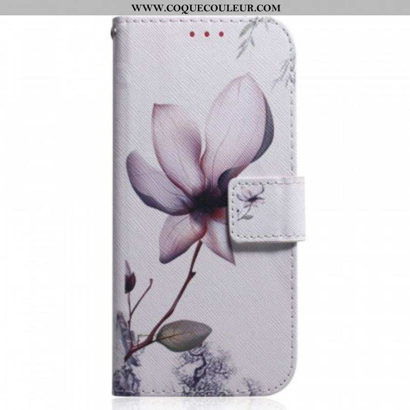 Housse Xiaomi Redmi Note 11 Pro / Note 11 Pro 5G Fleur Vieux Rose
