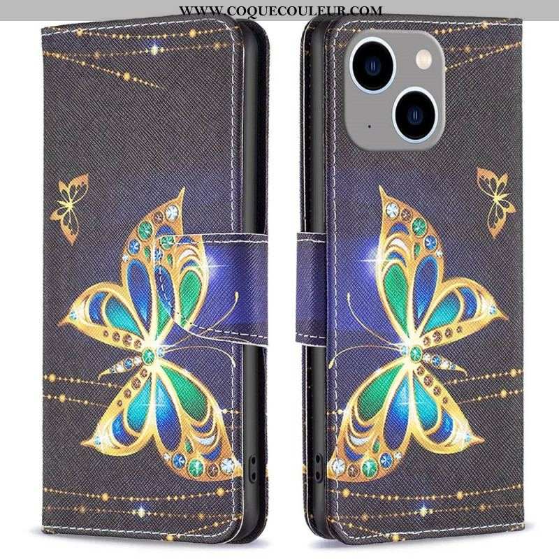 Housse iPhone 14 Plus Papillons du Monde