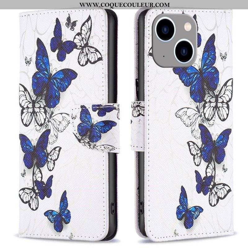 Housse iPhone 14 Plus Papillons du Monde