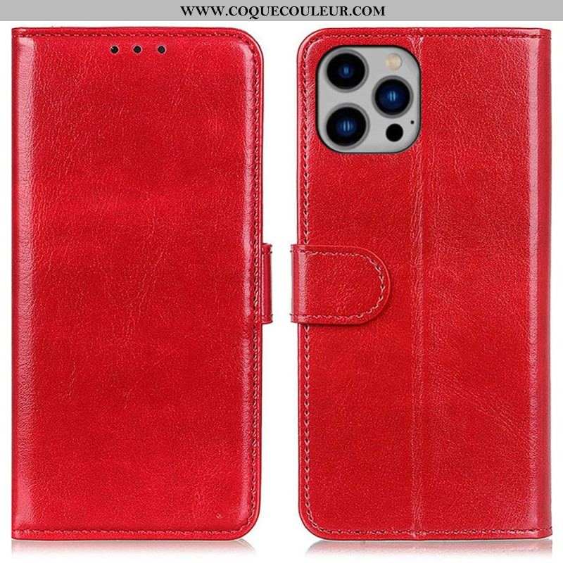 Housse iPhone 14 Plus Simili Cuir Finesse