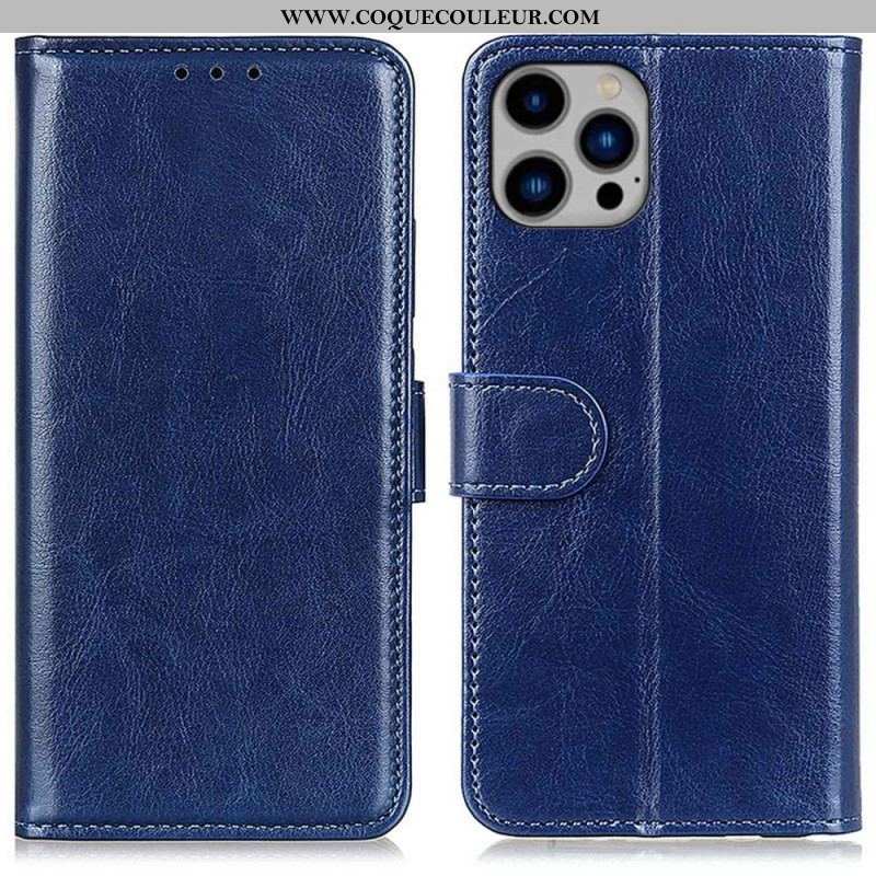 Housse iPhone 14 Plus Simili Cuir Finesse