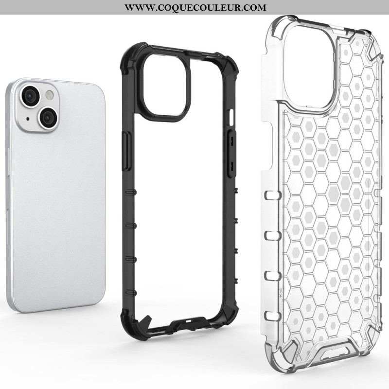 Coque iPhone 14 Plus Style Nid d'Abeille