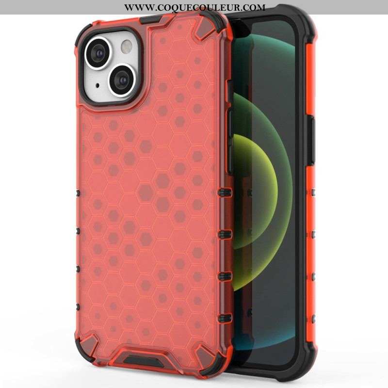 Coque iPhone 14 Plus Style Nid d'Abeille