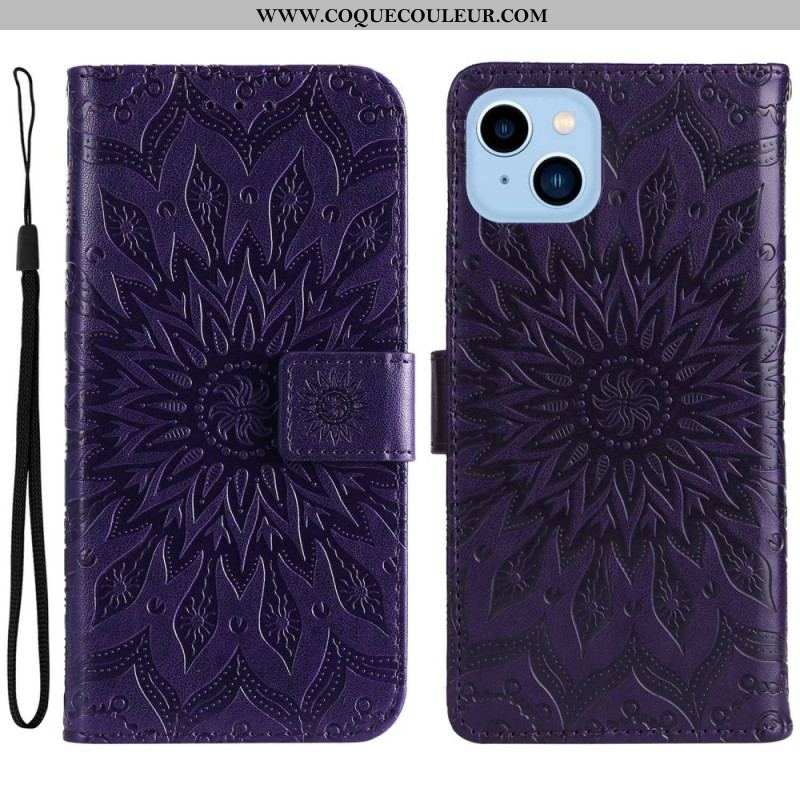 Housse iPhone 14 Plus Fleur de Soleil