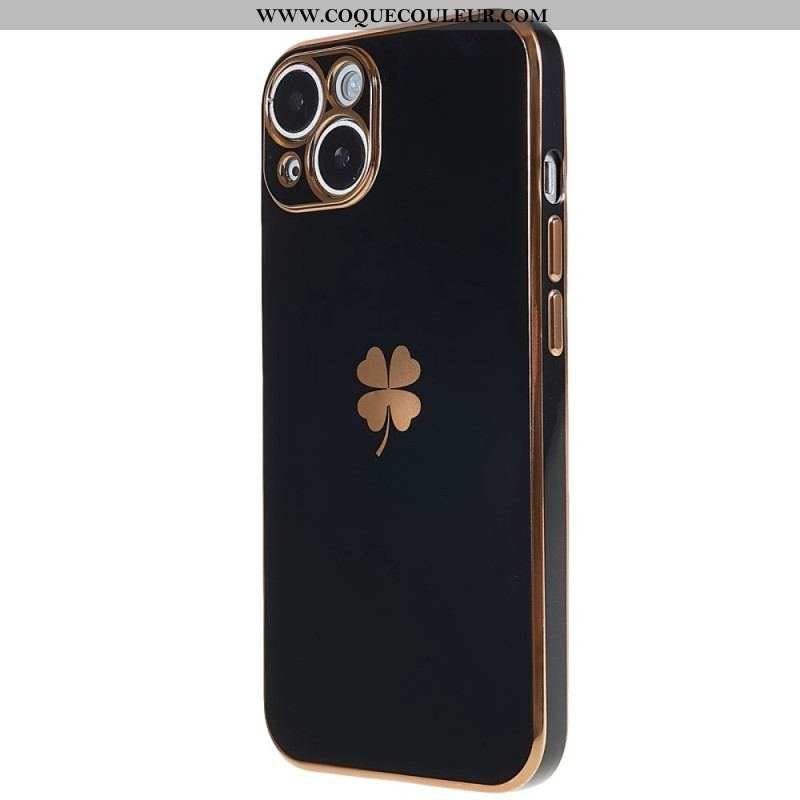 Coque iPhone 14 Plus Trèfle Lucky