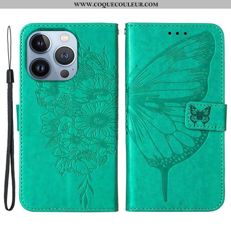 Housse iPhone 14 Plus Papillon Design