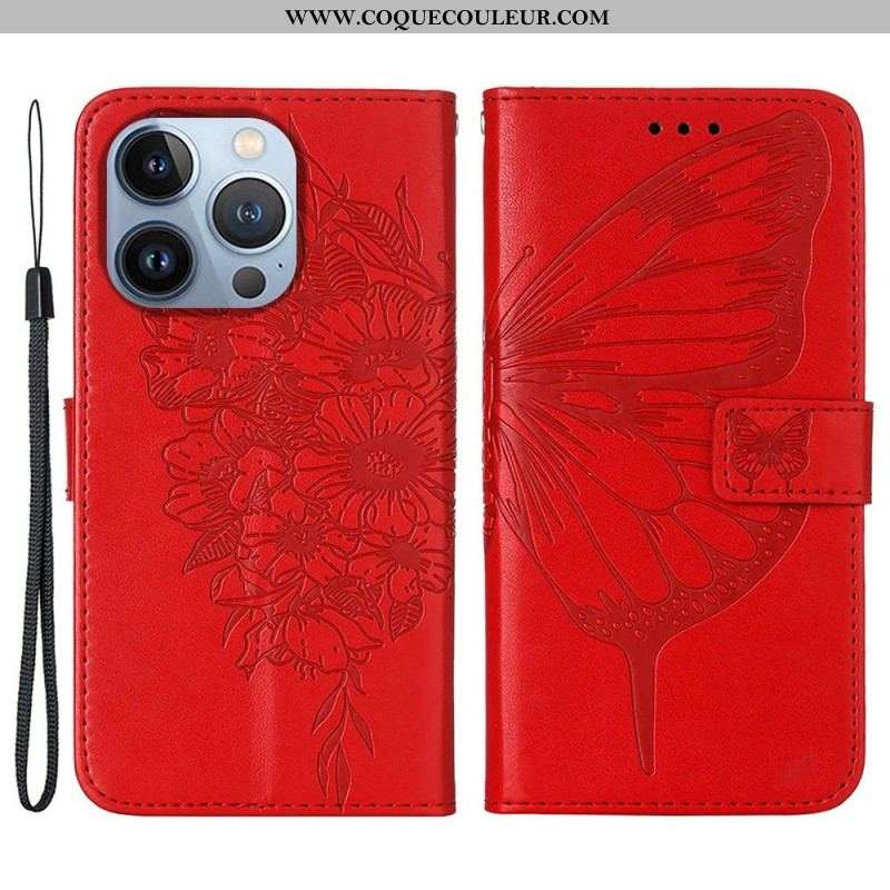 Housse iPhone 14 Plus Papillon Design