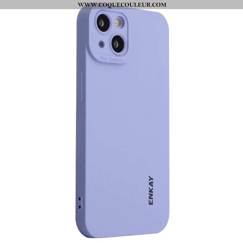 Coque iPhone 14 Plus Silicone Liquide ENKAY