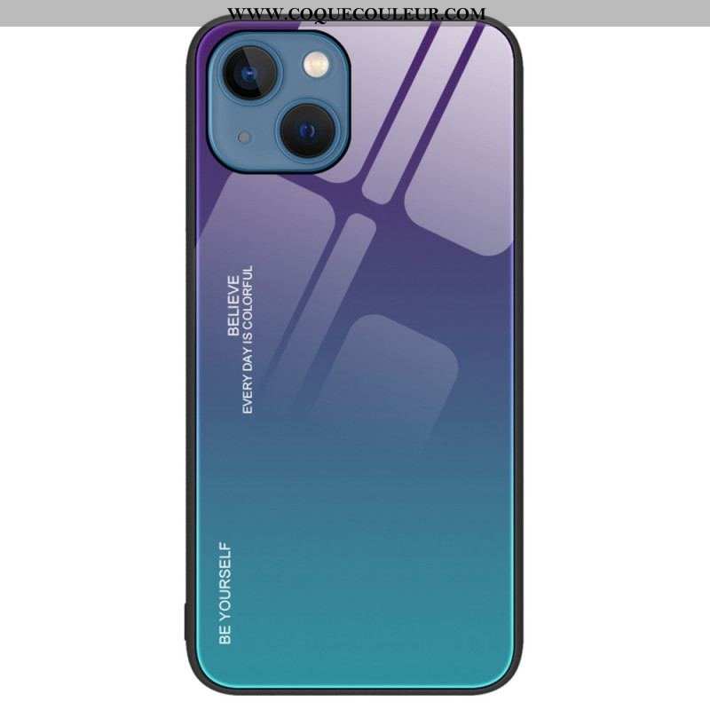 Coque iPhone 14 Plus Verre Trempé Be Yourself