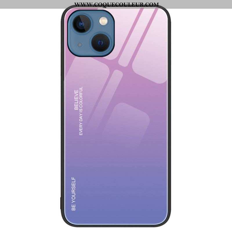 Coque iPhone 14 Plus Verre Trempé Be Yourself