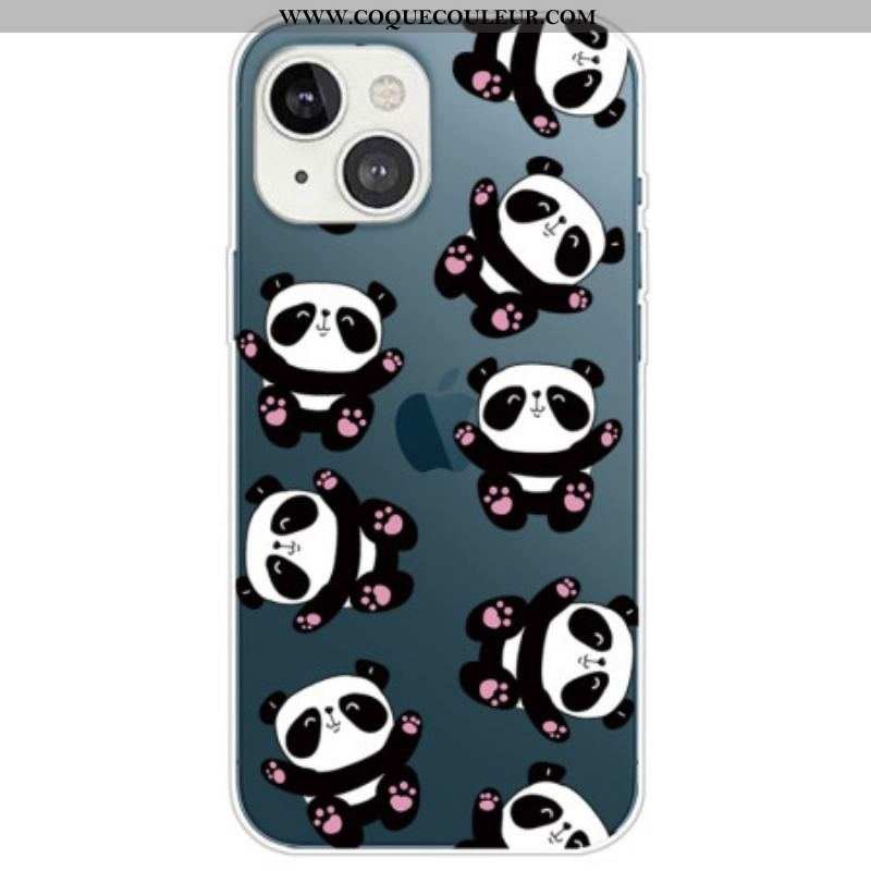 Coque iPhone 14 Plus Petits Pandas