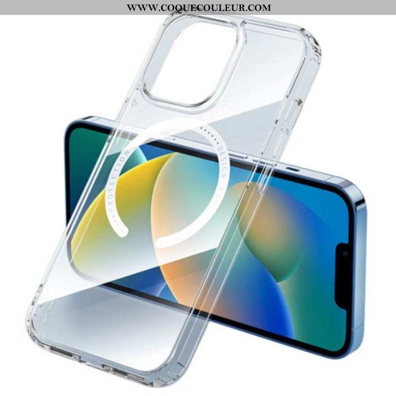 Coque iPhone 14 Plus Transparente Compatible MagSafe ROOK