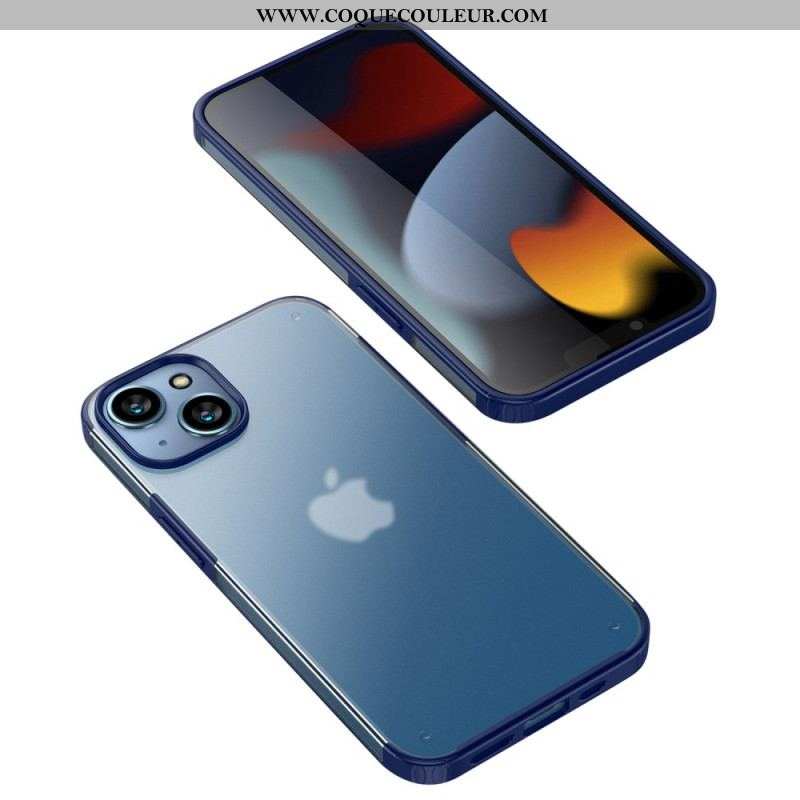 Coque iPhone 14 Plus Translucide Rebords Silicone