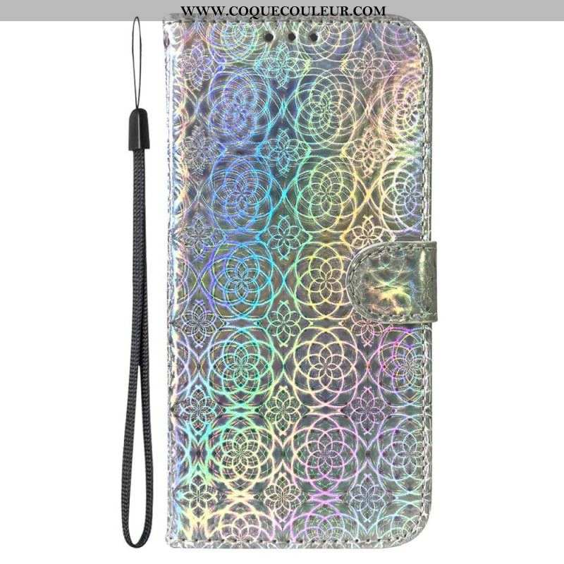 Housse iPhone 14 Plus Motif Stylé à Lanière