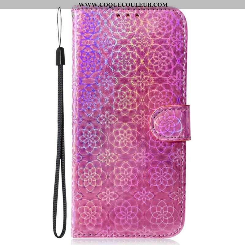 Housse iPhone 14 Plus Motif Stylé à Lanière