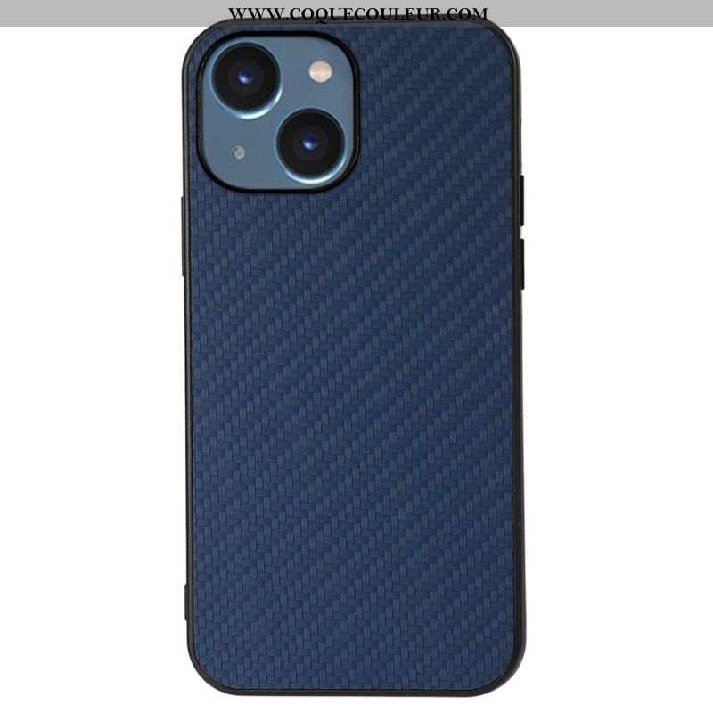 Coque iPhone 14 Plus Texture Fibre Carbone