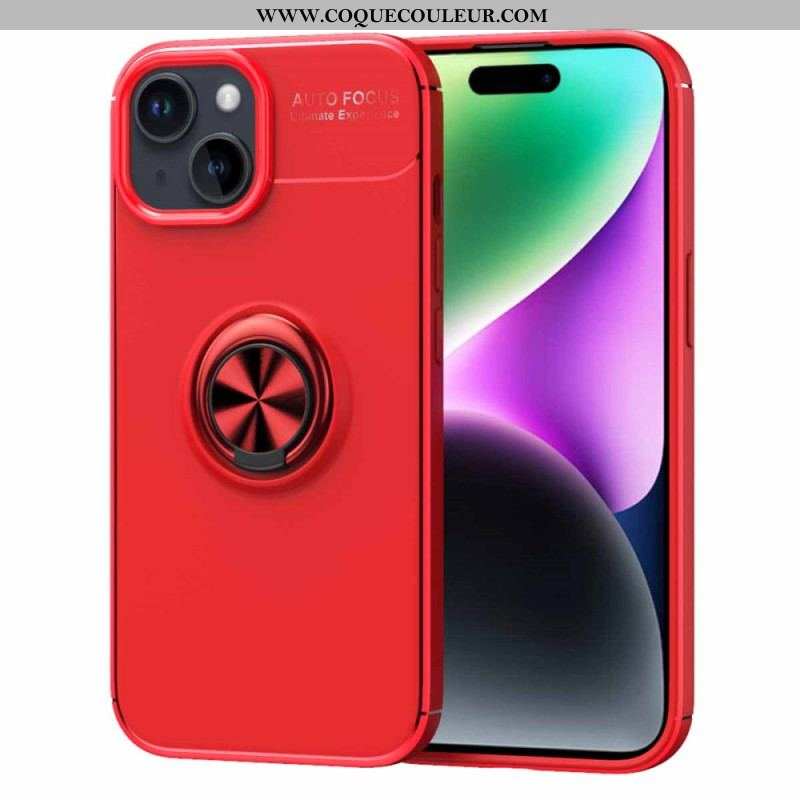 Coque iPhone 15 Plus Anneau Rotatif