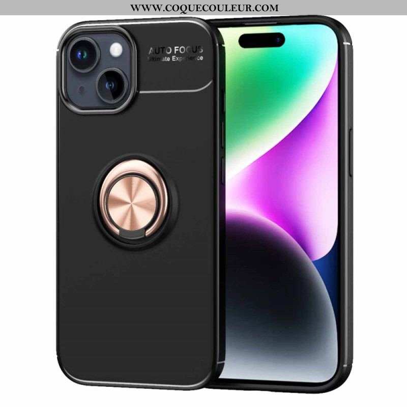 Coque iPhone 15 Plus Anneau Rotatif