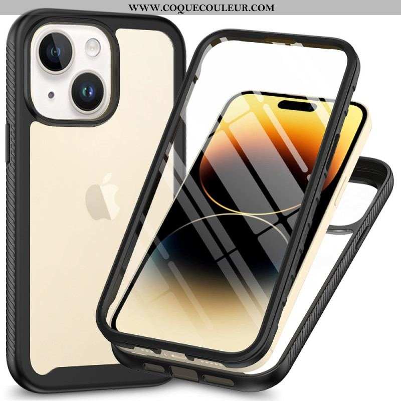 Coque iPhone 15 Plus Transparente avec Film pour Écran