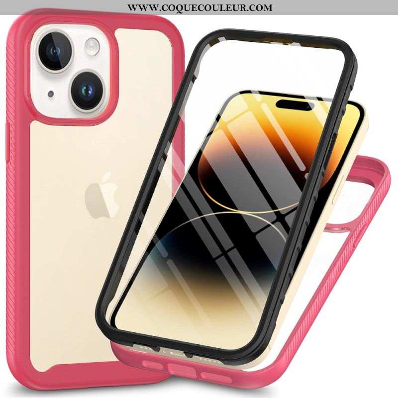 Coque iPhone 15 Plus Transparente avec Film pour Écran