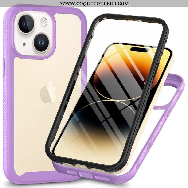 Coque iPhone 15 Plus Transparente avec Film pour Écran