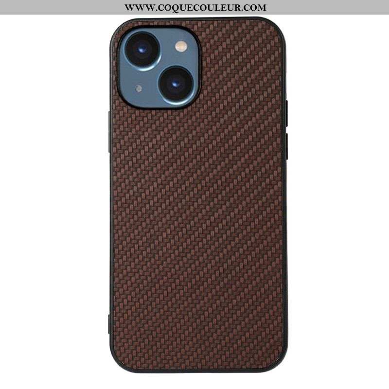 Coque iPhone 15 Plus Fibre Carbone