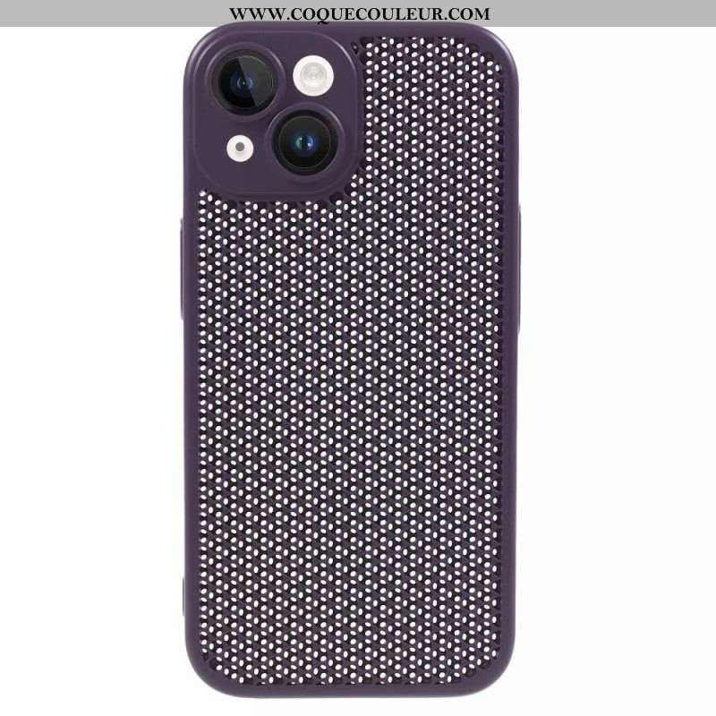 Coque iPhone 15 Plus Nid d'Abeille avec Protecteur Appareil Photo