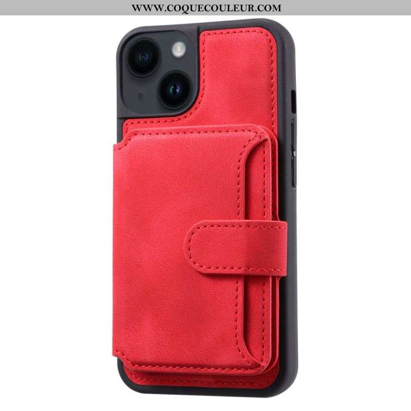 Coque iPhone 15 Plus Porte-Cartes RFID Support