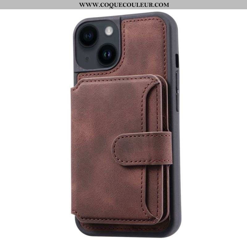 Coque iPhone 15 Plus Porte-Cartes RFID Support
