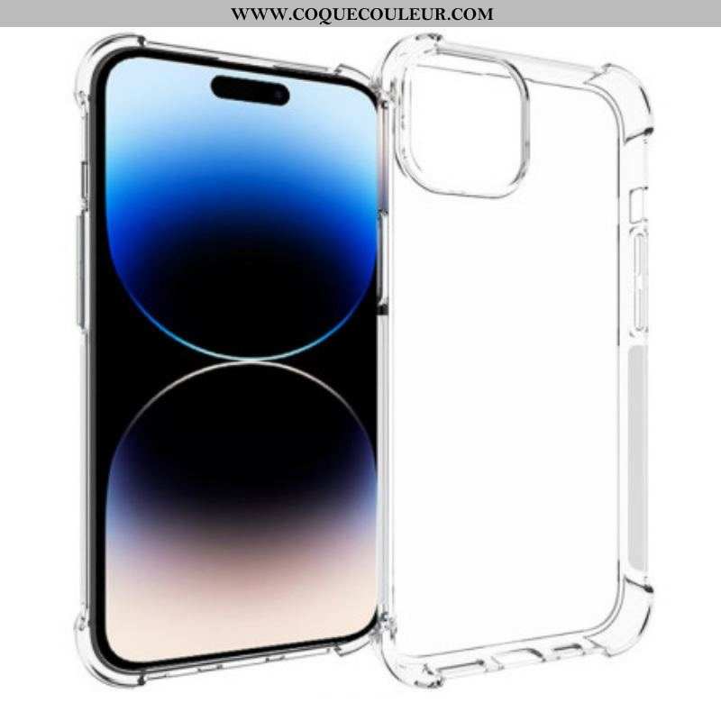 Coque iPhone 15 Plus Transparente Coins Renforcés