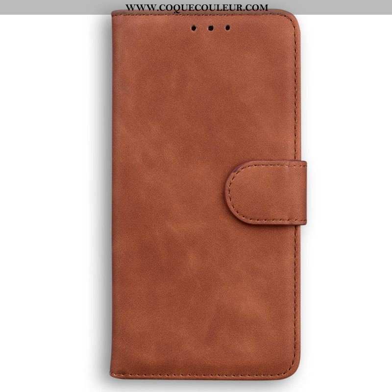 Housse iPhone 15 Plus Style Cuir Douceur