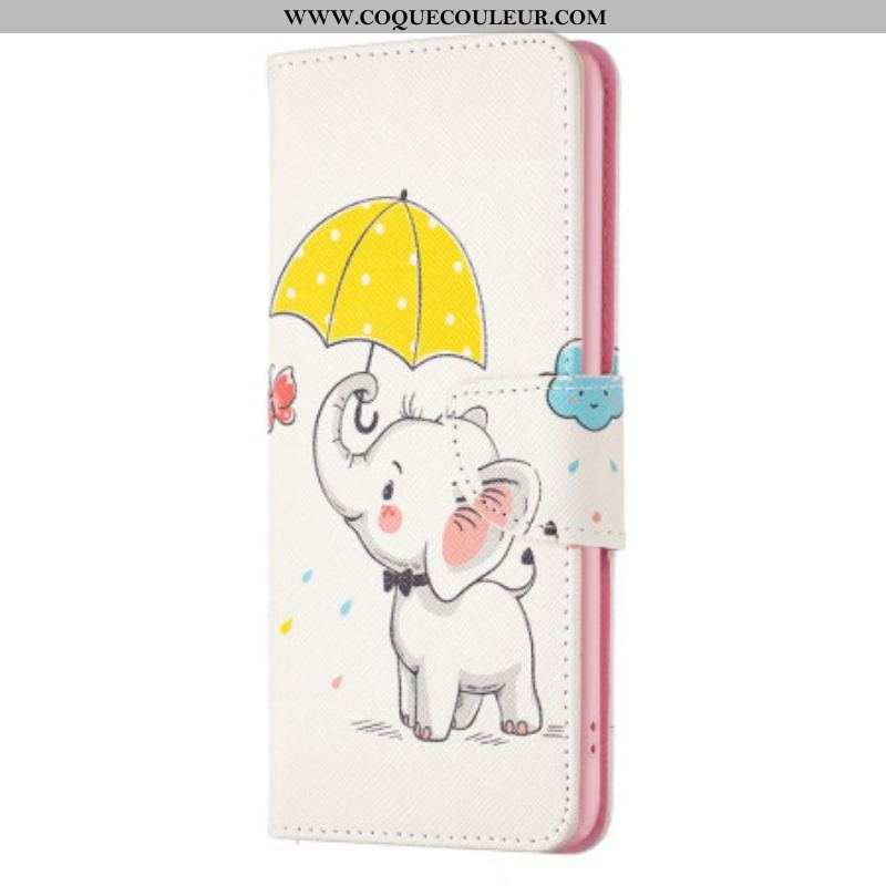 Housse iPhone 15 Plus Bébé Éléphant