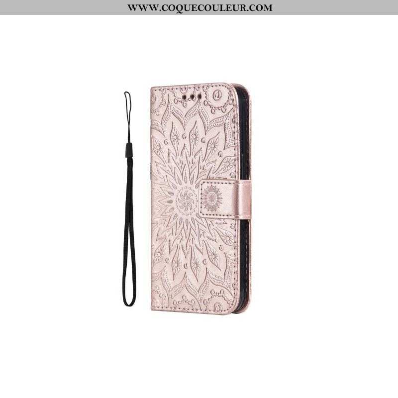 Housse iPhone 15 Plus Mandala Soleil