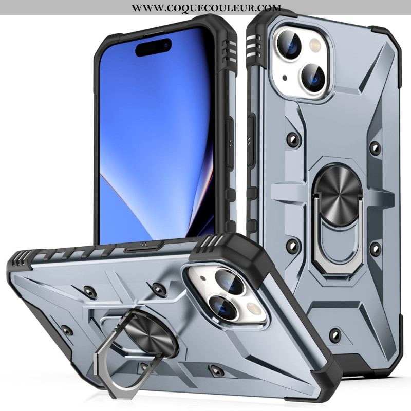 Coque iPhone 15 Plus Anneau-Support Magnétique