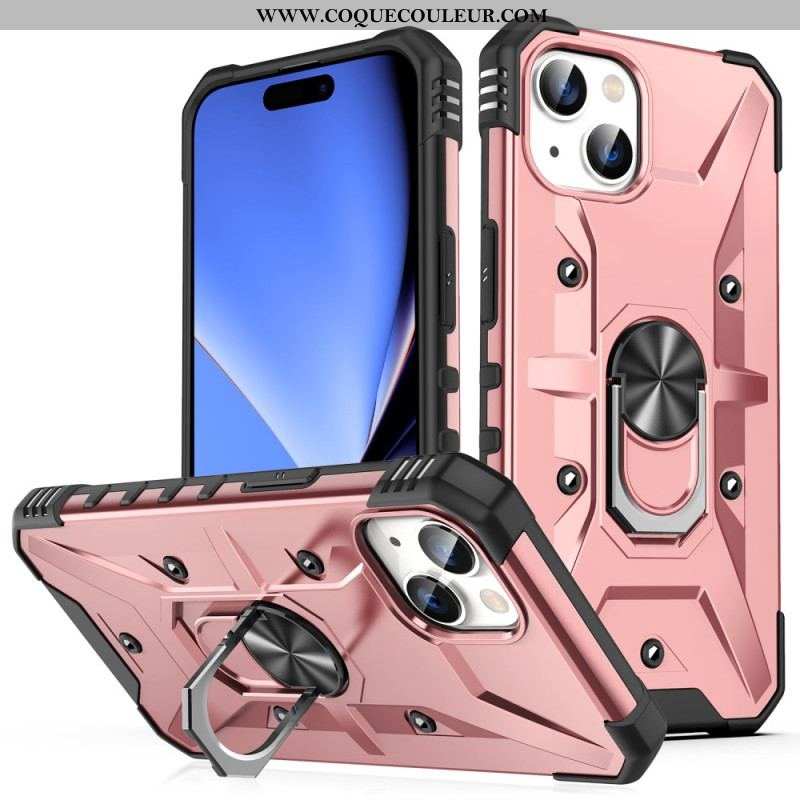 Coque iPhone 15 Plus Anneau-Support Magnétique