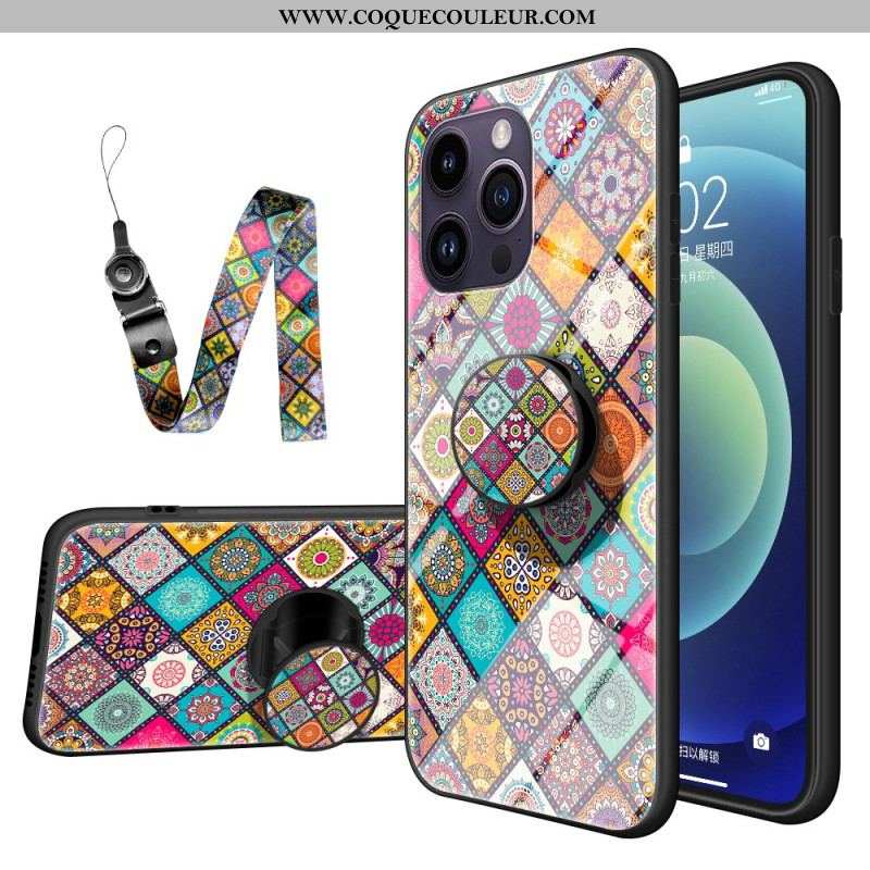 Coque iPhone 15 Pro Max Patchwork