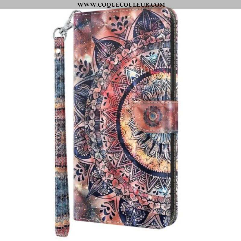 Housse iPhone 15 Pro Max Mandala à Lanière